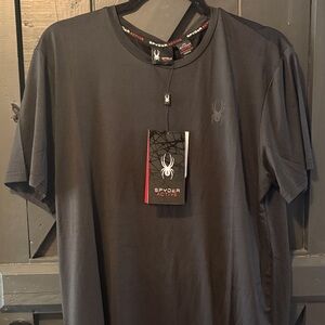 Spyder Men's Charcoal Gray Tee